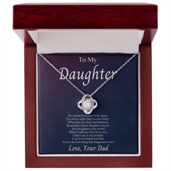 Im Always With You - Love Knot Necklacec